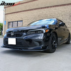 2022-2023 Honda Civic 11th Gen Front Lip Chin Spoiler PP 3PC