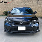 2022-2023 Honda Civic 11th Gen Front Lip Chin Spoiler PP 3PC