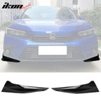2022-2024 Honda Civic 11th HPD Style 2PC Front Splitters Painted PP