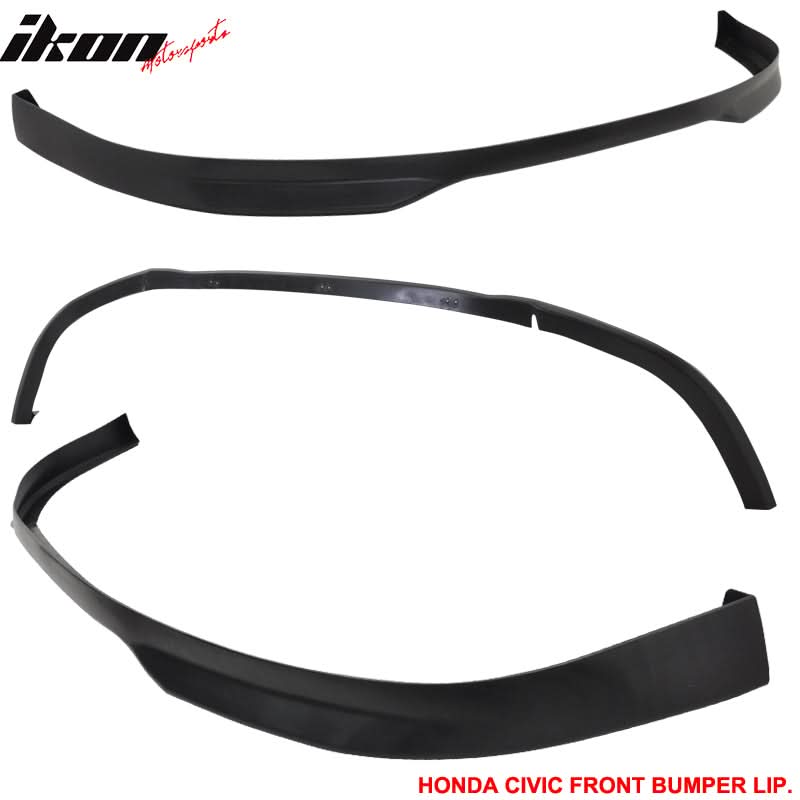 Fits Honda Civic 96-98 2 T-R PP Front + Rear Bumper Lip