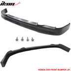 1990-1991 Honda CRX SI ED9 Coupe CS Style PU Front Bumper Lip Spoiler