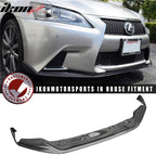 2013-2015 Lexus GS350 450 F Sport SK Front Bumper Lip Carbon Fiber CF