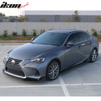 2017-2020 Lexus IS Type A Matte Black Front Bumper Lip Splitter