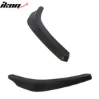 Universal 24x4" IKON Style Add On Front Bumper Lip Splitter PP 2PCS