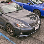 2006-2014 Lexus IS250 IS350 ISF Ikon Style Front Bumper Lip 2 Piece PP