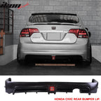 2006-2011 Honda Civic Sedan Rear Lip Spoiler PP LED 3RD Brake Lamp