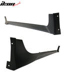Fits 16-18 Honda Civic HF-P Front + Rear Bumper Lip + Side Skirts PP