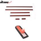 1996-2000 Honda Civic 2Dr 3Dr Side Door Molding Carbon 3D Look ABS