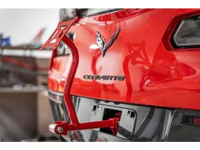 BMR 14-19 Chevrolet Corvette C7 Bolt-On Parachute Mount - Red