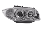 BMW 1-series E81 E82 E87 E88 Chrome Angel Eyes Headlight Set (2004 to 2011)