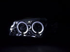 BMW 1-series E81 E82 E87 E88 Chrome Angel Eyes Headlight Set (2004 to 2011)