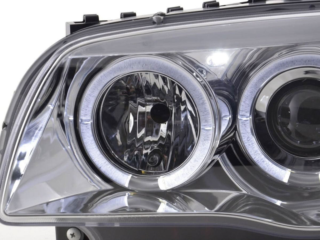 BMW 1-series E81 E82 E87 E88 Chrome Angel Eyes Headlight Set (2004 to 2011)