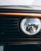 BMW 3-series E30 2/4 door. Black Angel Eyes Headlight Set (1987-1991)