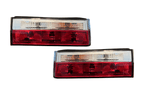 BMW 3-Series E30 Red/ Clear Tail Lights- Facelift (1988-1994)