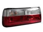 BMW 3-Series E30 Red/ Clear Tail Lights- Facelift (1988-1994)
