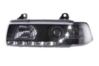 BMW 3-series E36 Coupe Black LED Headlights with Daytime Running Lights (1992-1999)