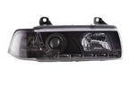 BMW 3-series E36 Coupe Black LED Headlights with Daytime Running Lights (1992-1999)