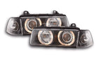 BMW 3-series E36 Coupe/Convertible Black Angel Eye Headlights (1992-1998)