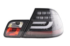 BMW 3-series E46 Coupe Black LED LightBar Taillights Set (1999-2002)