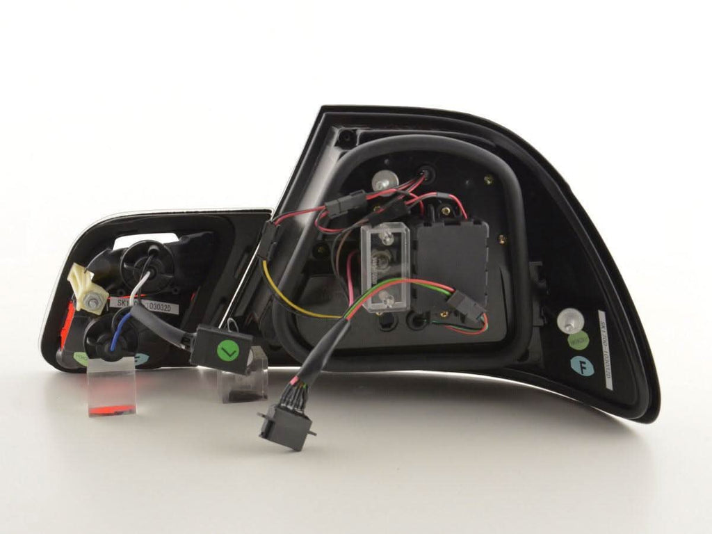 BMW 3-Series E46 Coupe Chrome Clear LED LightBar Taillights Set- Facelift (2003-2007)