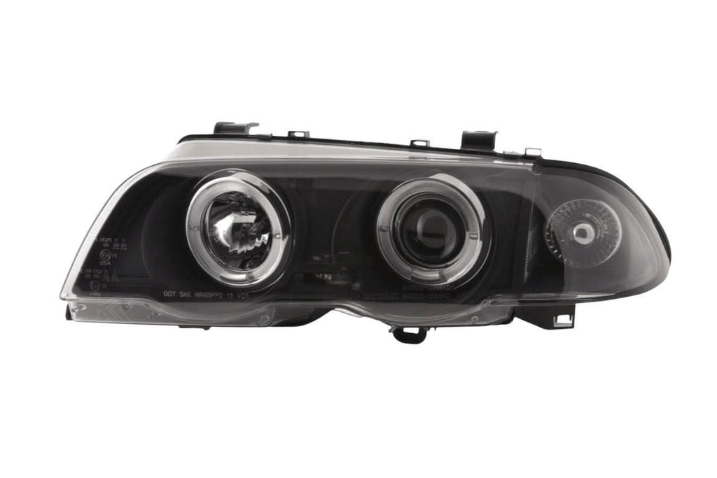 BMW 3-series E46 Sedan/Touring Black Angel Eyes Headlight Set (1998-2001)