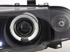 BMW 3-series E46 Sedan/Touring Black Angel Eyes Headlight Set (1998-2001)
