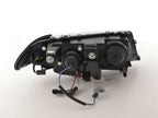 BMW 3-series E46 Sedan/Touring Black Angel Eyes Headlight Set (1998-2001)