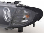 BMW 3-series E46 Sedan/Touring Black Angel Eyes Headlight Set (2002-2005)