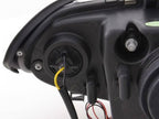 BMW 3-series E46 Sedan/Touring Black Angel Eyes Headlight Set (2002-2005)