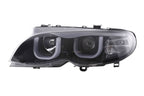 BMW 3-series E46 Sedan/Touring Black "U Eye"  Headlights (2002-2005)
