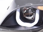 BMW 3-series E46 Sedan/Touring Black "U Eye"  Headlights (2002-2005)