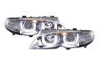 BMW 3-series E46 Sedan/Touring Chrome U Eye Headlights (2002-2005)