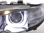 BMW 3-series E46 Sedan/Touring Chrome U Eye Headlights (2002-2005)