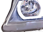 BMW 3-series E90 E91 Black U LED Headlights (2005-2012)