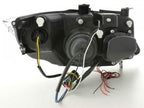 BMW 3-series E90 E91 Chrome Angel Eyes LED Headlight Set (2005-2012)