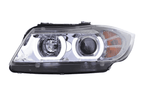 BMW 3 Series E90 /E91 Chrome LED U BAR Headlights (2005 - 2012)