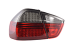 BMW 3-series E90 Sedan Red/Smoke Euro LED Taillights Set (2005-2008)