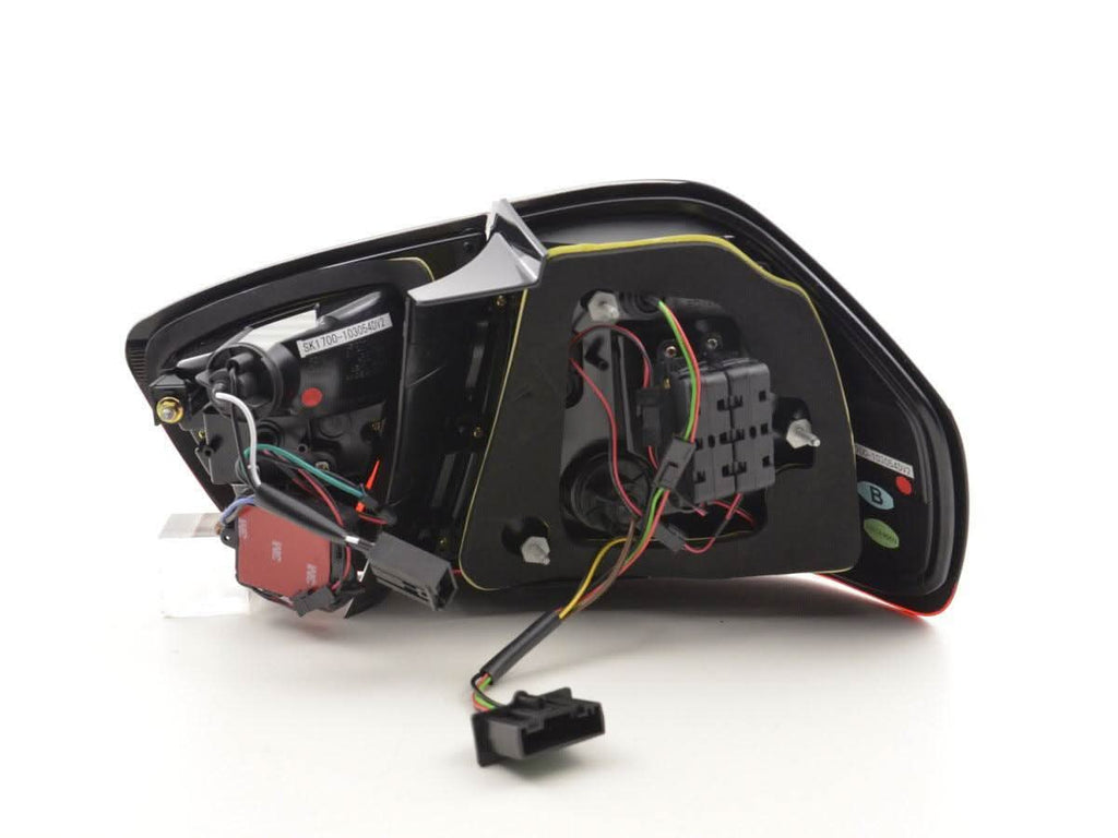 BMW 3-Series E90 Sedan Red/Smoked LED Bar Taillights (2005-2008)