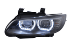 BMW 3-Series E92 / E93 Black Headlights 2006-2010 - for AFS or Non AFS