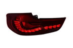 BMW 3-Series F34 Gran Turismo (GT) Red /or/ Smoke GTS OLED Style Tail Lights 2012-2016
