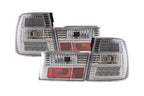 BMW 5-series E34 Chrome Clear LED Taillights Set (1988-1994)