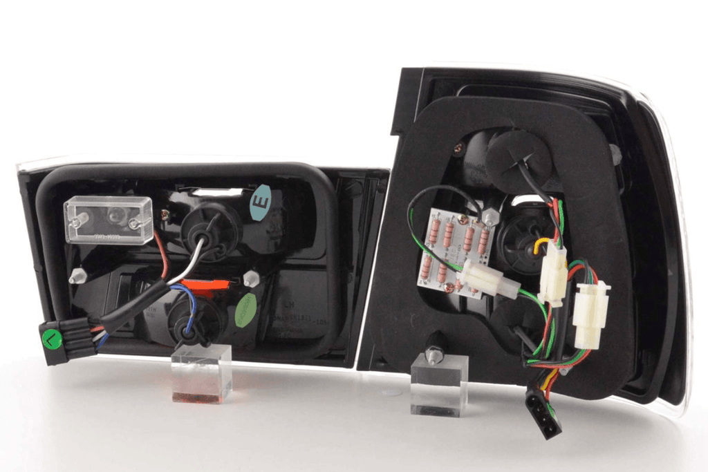 BMW 5-series E34 Chrome Clear LED Taillights Set (1988-1994)