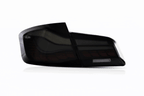 BMW 5-Series F10 F18 M5 6th Gen GTS Style -Red or Smoked- OLED Dynamic LED Tail Lights (2011-2017)