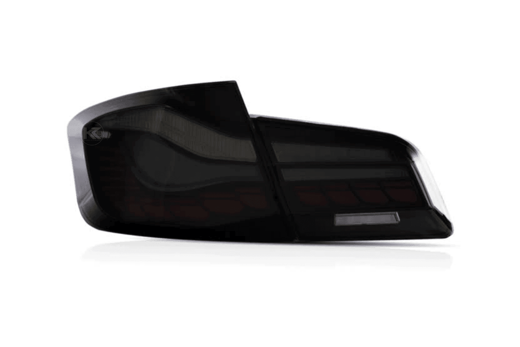 BMW 5-Series F10 F18 M5 6th Gen GTS Style -Red or Smoked- OLED Dynamic LED Tail Lights (2011-2017)