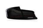 BMW 5-Series F10 F18 M5 6th Gen GTS Style -Red or Smoked- OLED Dynamic LED Tail Lights (2011-2017)
