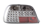 BMW 7-series E38 Chrome Clear LED Taillights Set (1995-2002)
