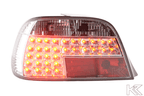 BMW 7-series E38 Chrome Clear LED Taillights Set (1995-2002)