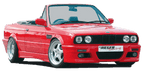 BMW E30 Coupe/Convertible - Rieger "Twisty" Side Skirt Set
