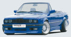 BMW E30 Coupe/Convertible - Rieger "Twisty" Side Skirt Set