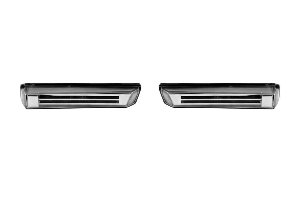 BMW E38 7-Series E46 M3 Crystal Light Bar Clear/Smoke Lens Amber/White LED Side Marker Light (1995-2006)